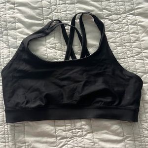 Lululemon black sports bra